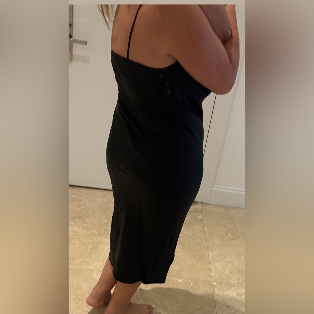 Elegant Black Midi Dress